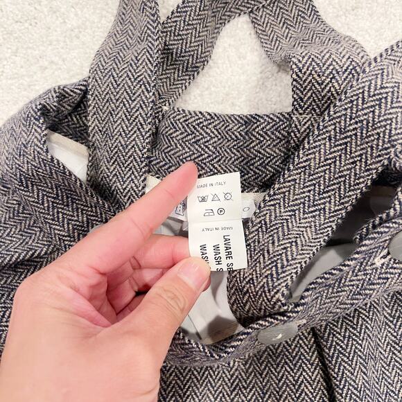 Girls 3T Bundle of Il Porticciolo Wool Herringbone Skirt and Hope & Henry Dress - Picture 6 of 15